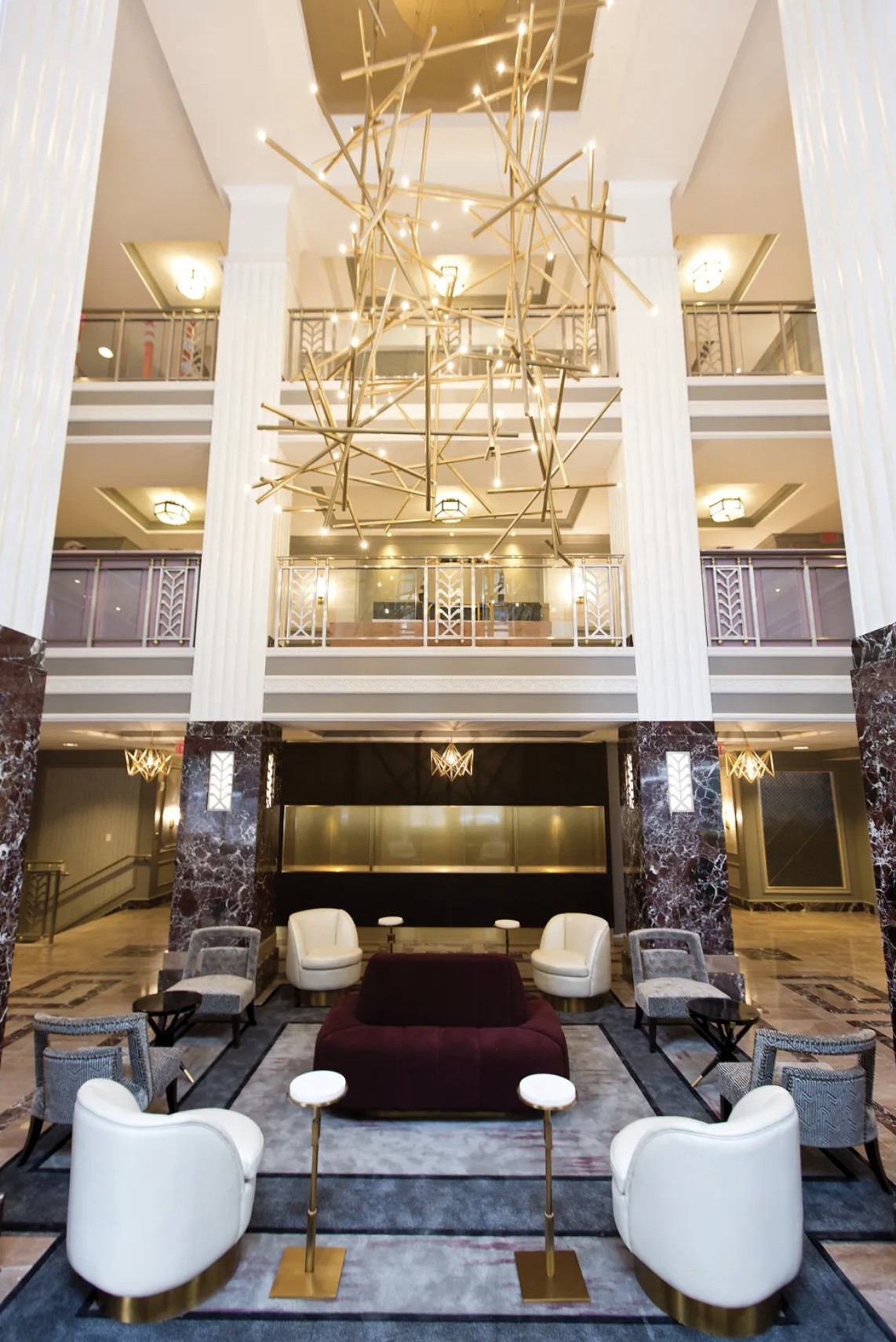 Hotel LeVeque, Autograph Collection — Hotel · 3K SF Public Spaces interior design in Columbus, OH
