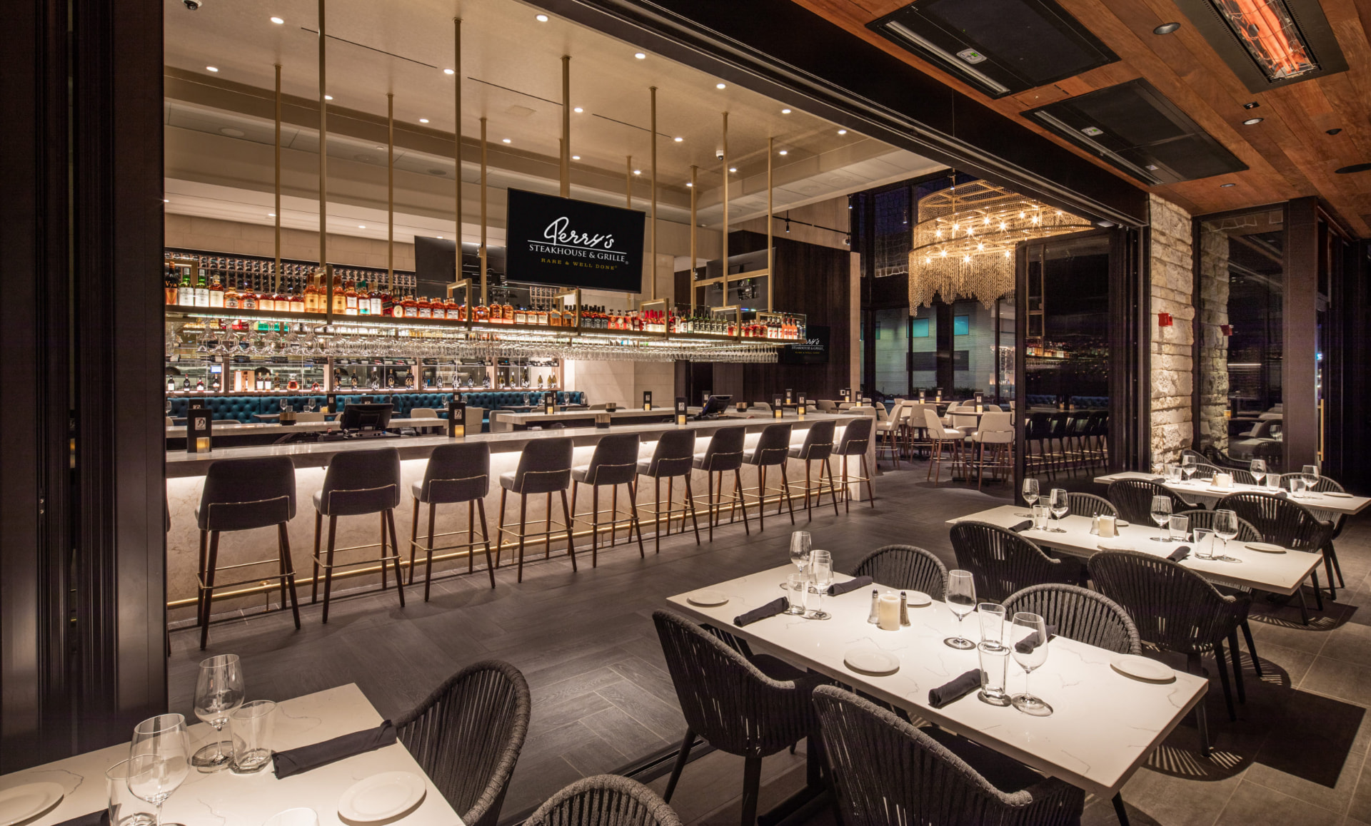 Perry's Steakhouse — Restaurant interior design in Cool Springs, TN