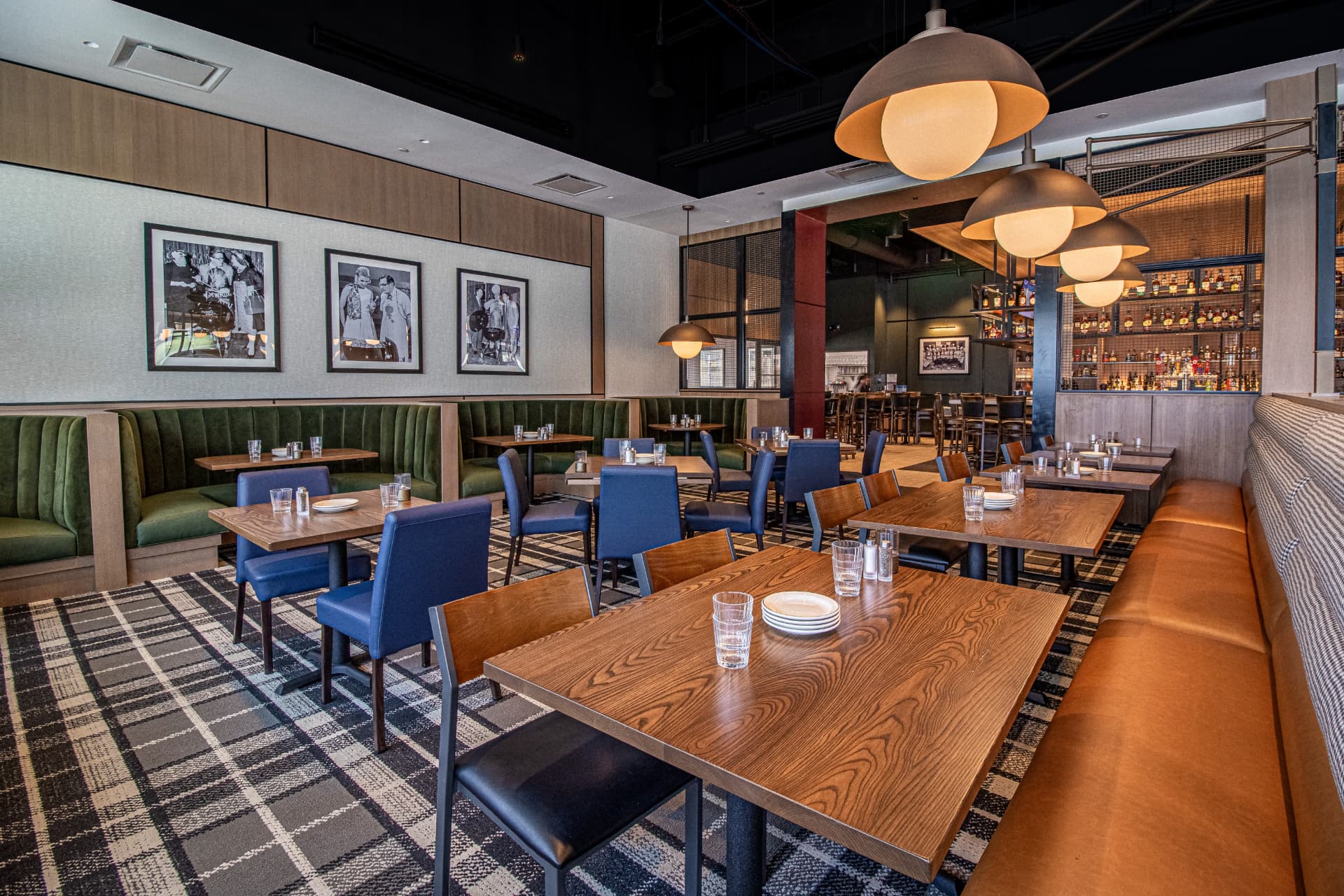 The Weber Grill — Restaurant interior design in Orland Park, IL