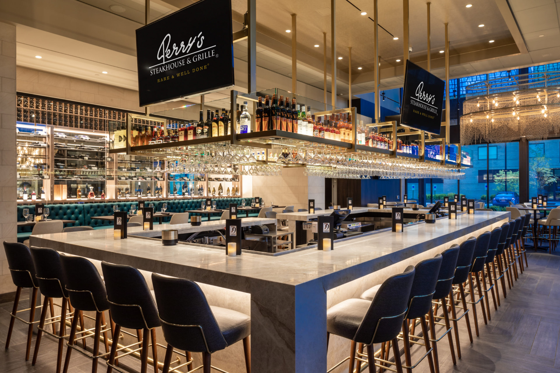 Perry's Steakhouse — Restaurant interior design in Cool Springs, TN