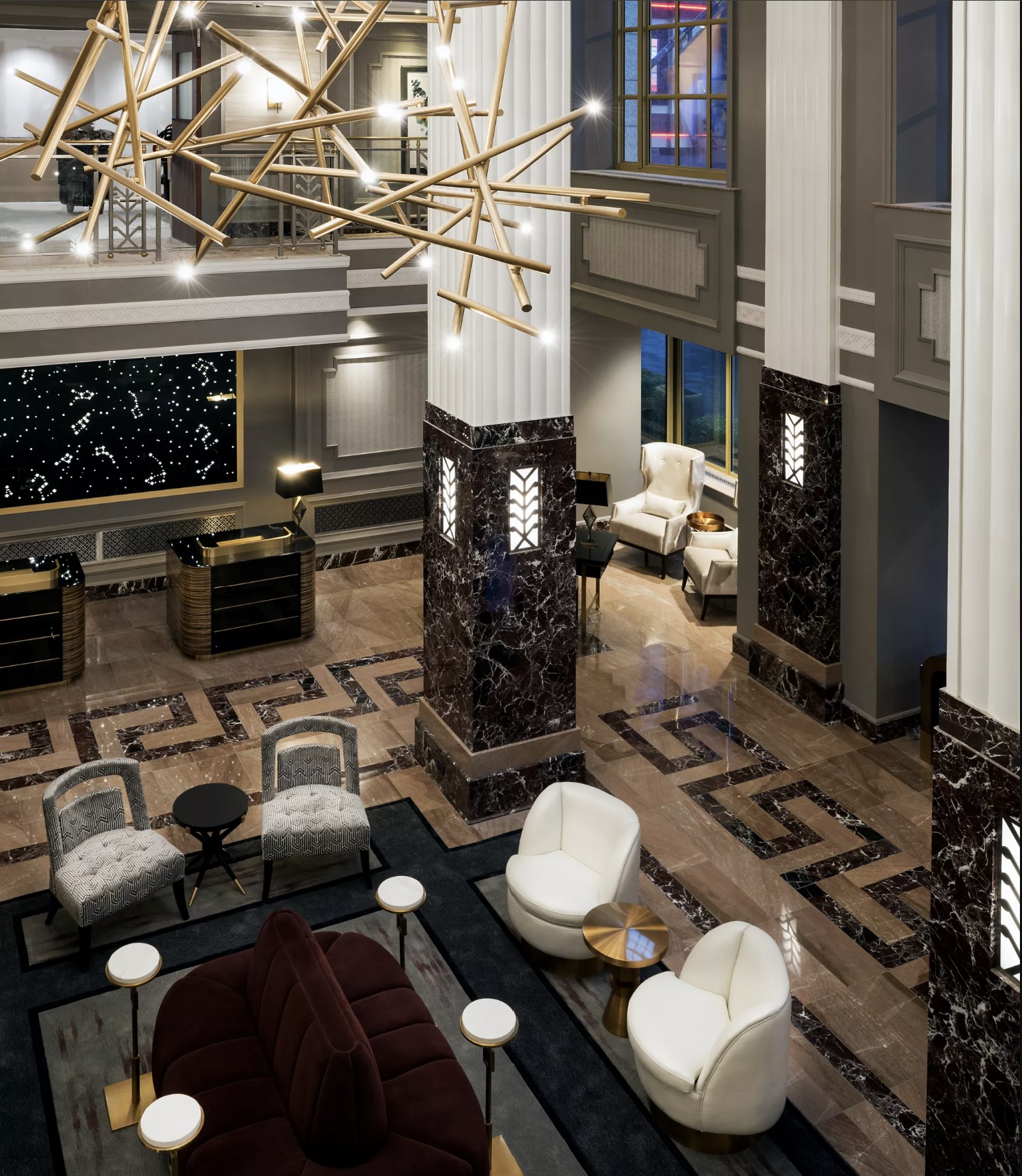 Hotel LeVeque, Autograph Collection — Hotel · 3K SF Public Spaces interior design in Columbus, OH