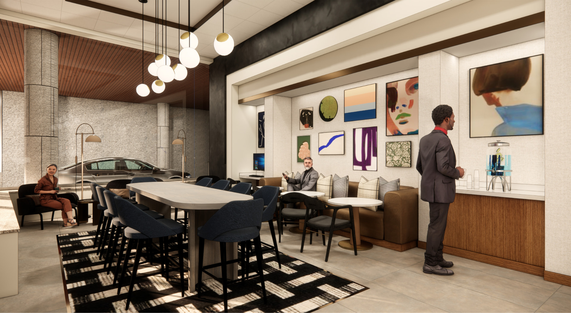 Hyatt Place – Portland Downtown-Old Port Square — Hotel interior design in Portland, ME